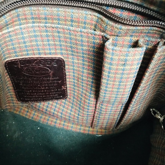 BRIGHTON GENUINE LEATHER STRUCTURED SHOULDER BAG - Picture 7 of 9